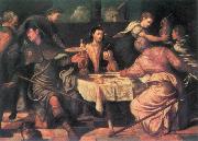 TINTORETTO, Jacopo The Supper at Emmaus ar china oil painting reproduction